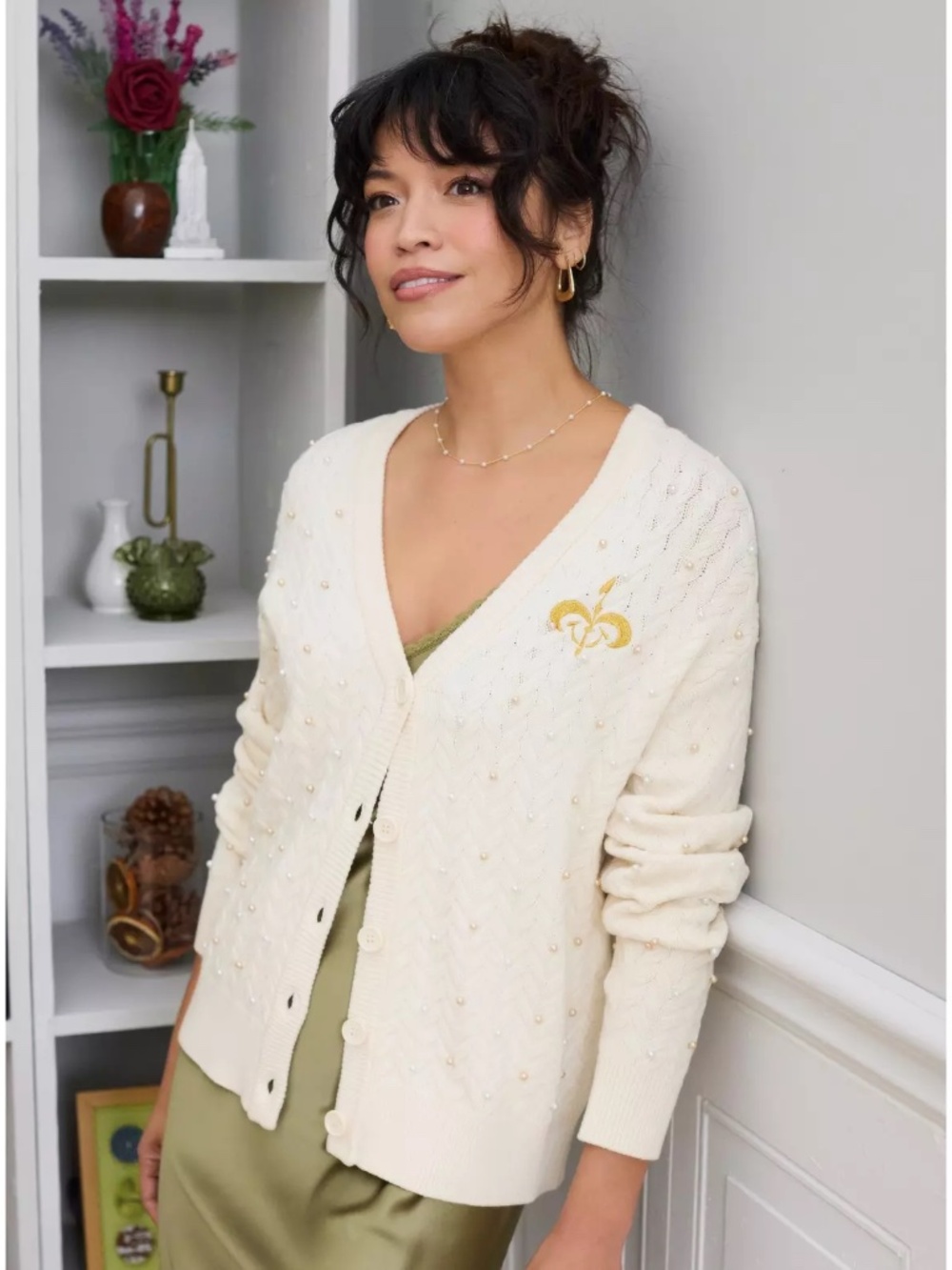 Her Universe Star Wars Padme Naboo Cable Cardigan Her Universe Exclusive NWT 2X